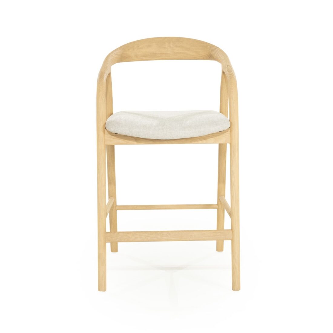 voorkant Eleonora barstoel Rayven naturel