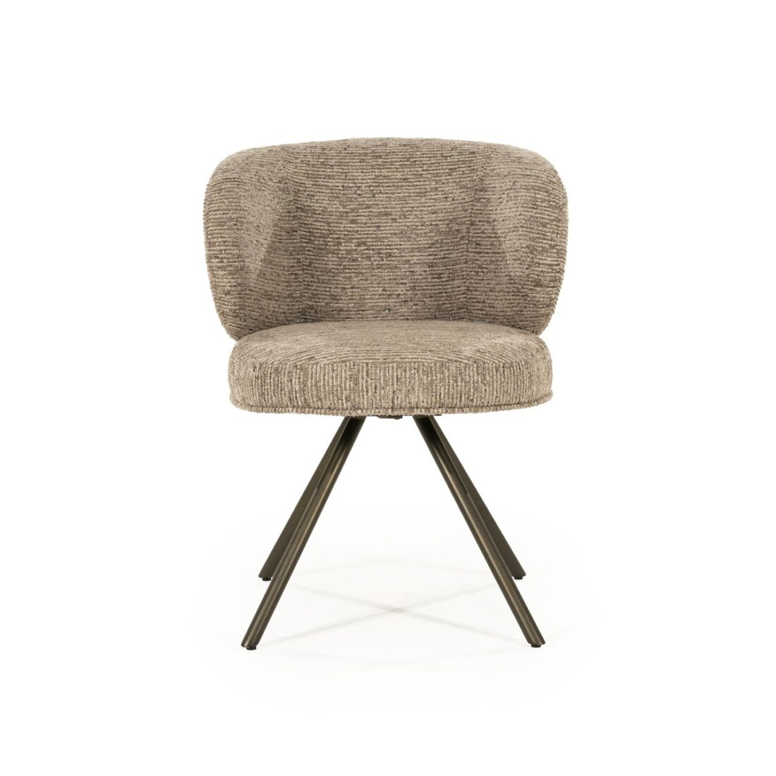 voorkant Eleonora eetkamerstoel Jayson bruin voorkant Eleonora eetkamerstoel Jayson bruin