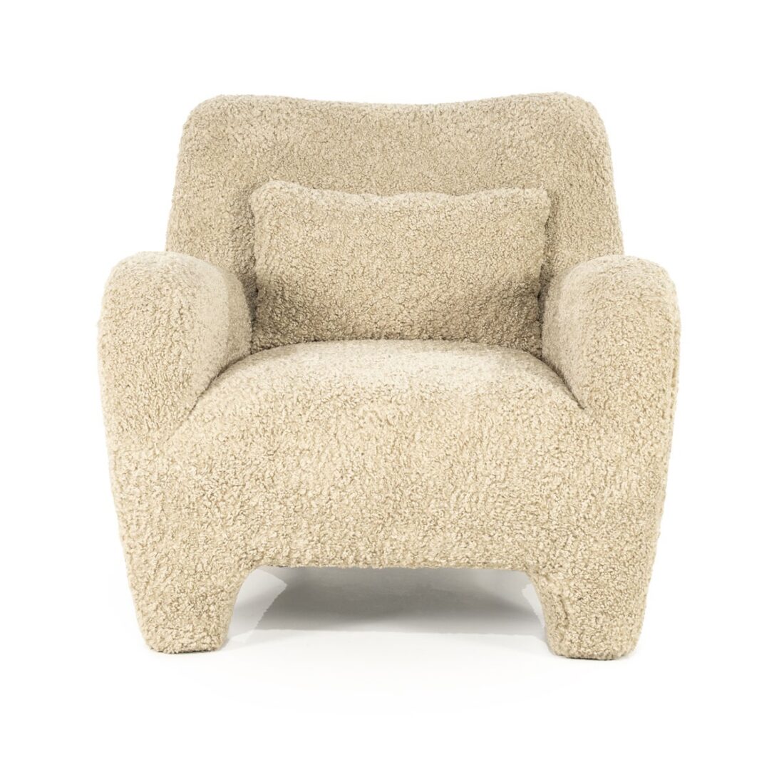 voorkant Eleonora fauteuil Shaun met arm taupe