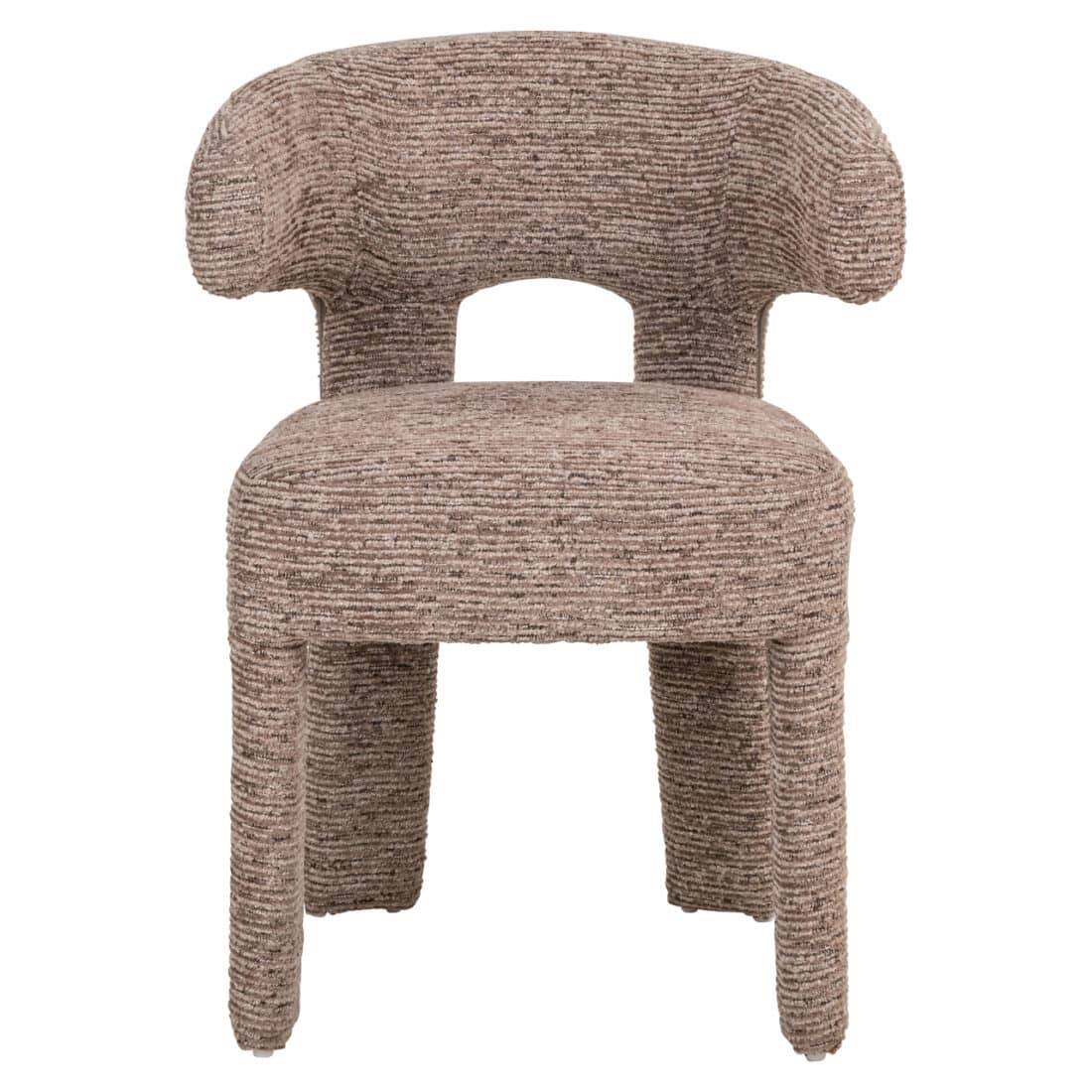 voorkant Richmond Interiors eetkamerstoel Nerio met arm mocca