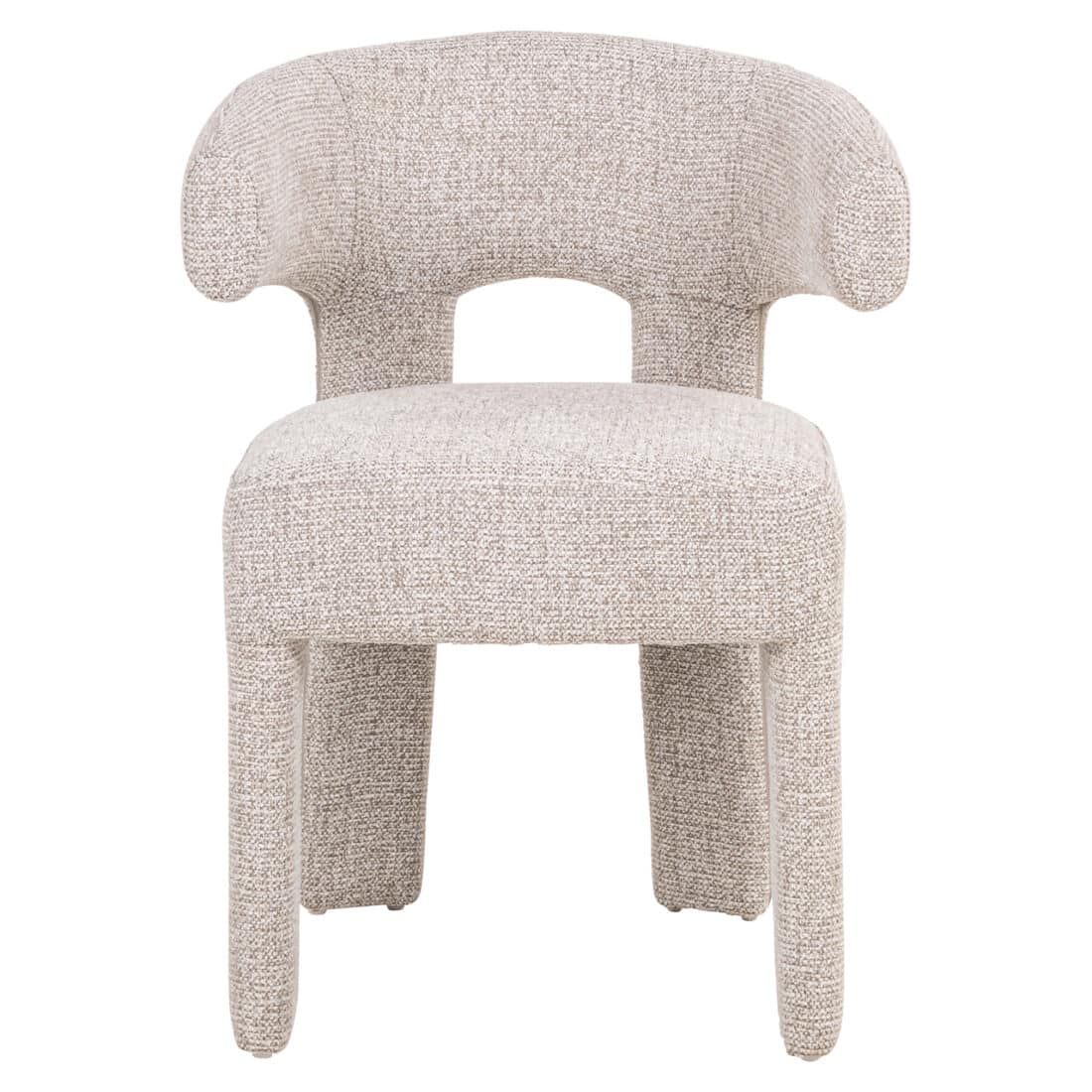 voorkant Richmond Interiors eetkamerstoel Nerio met arm natural