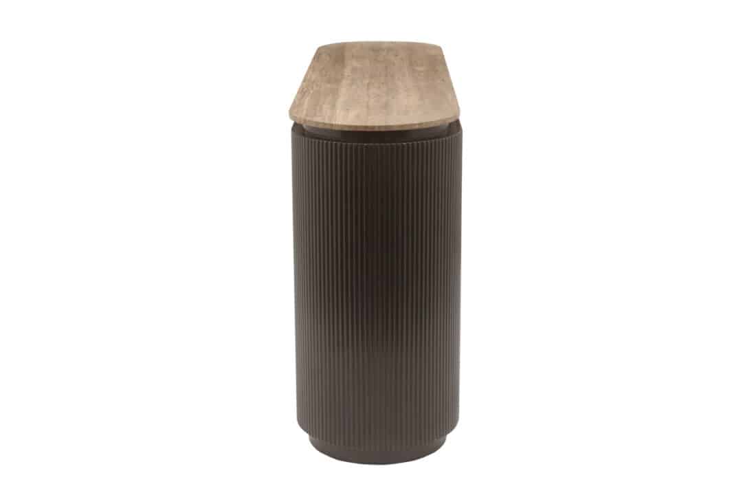 zijkant Richmond Interiors dressoir Russo 160x40x82 cm travertin zijkant Richmond Interiors dressoir Russo 160x40x82 cm travertin