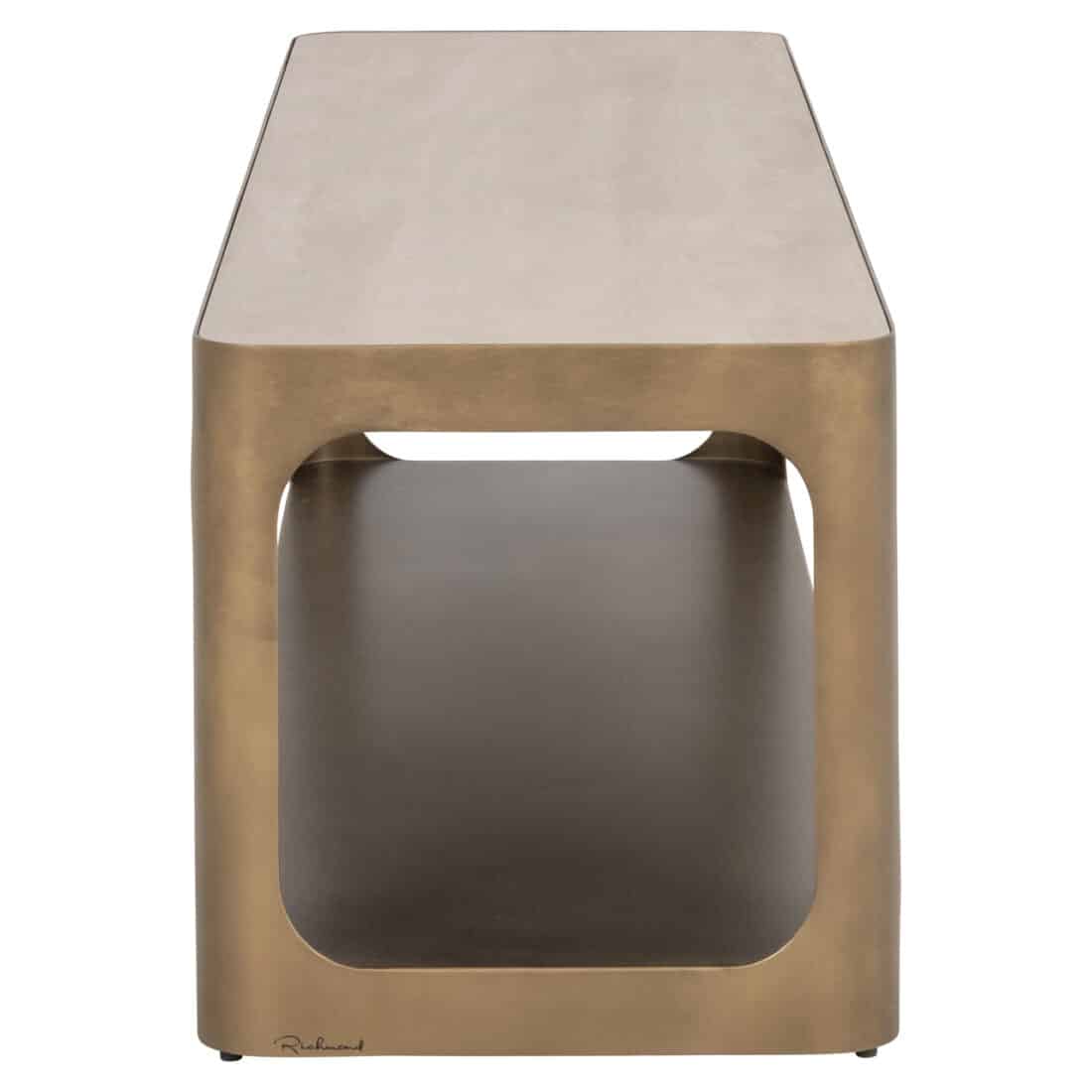 zijkant Richmond Interiors tv meubel Claridge 160x40x40 cm keramiek