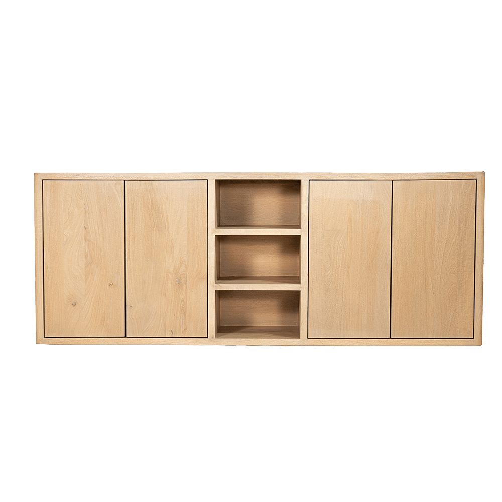 Tower Living dressoir Tenna 220x45x85 cm mangohout naturel Tower Living dressoir Tenna 220x45x85 cm mangohout naturel