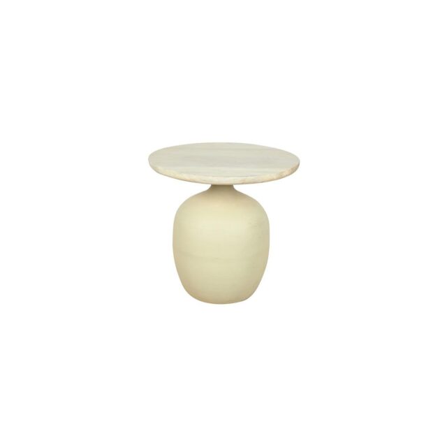 Tower Living bijzettafel Vigo 45x45x43 cm gebroken wit