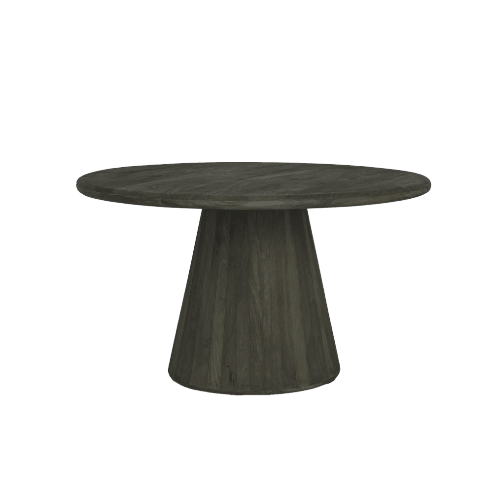 Tower Living eettafel Asti 150 cm rond mangohout olijfbruin