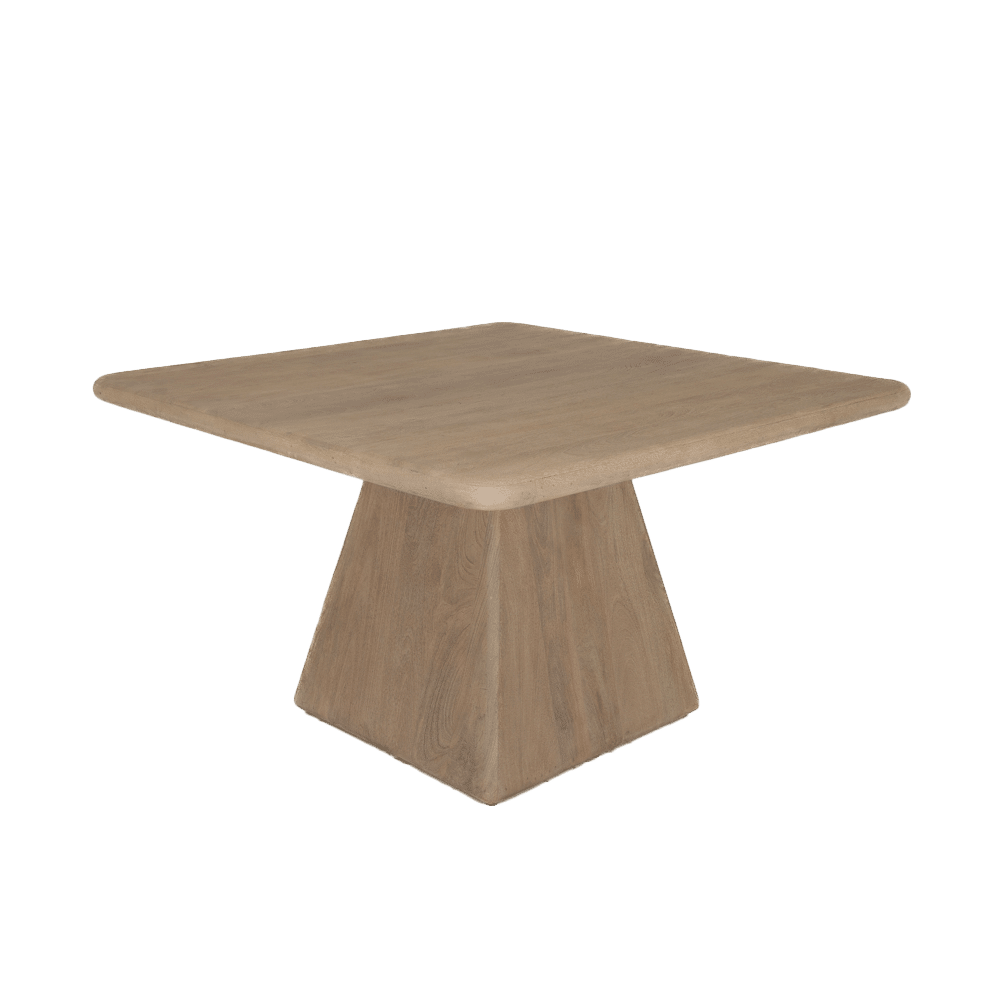 Tower Living eettafel Asti 150 cm vierkant mangohout naturel