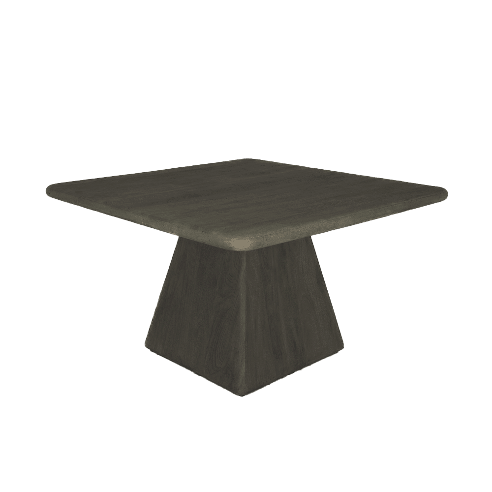 Tower Living eettafel Asti 150 cm vierkant mangohout olijfbruin