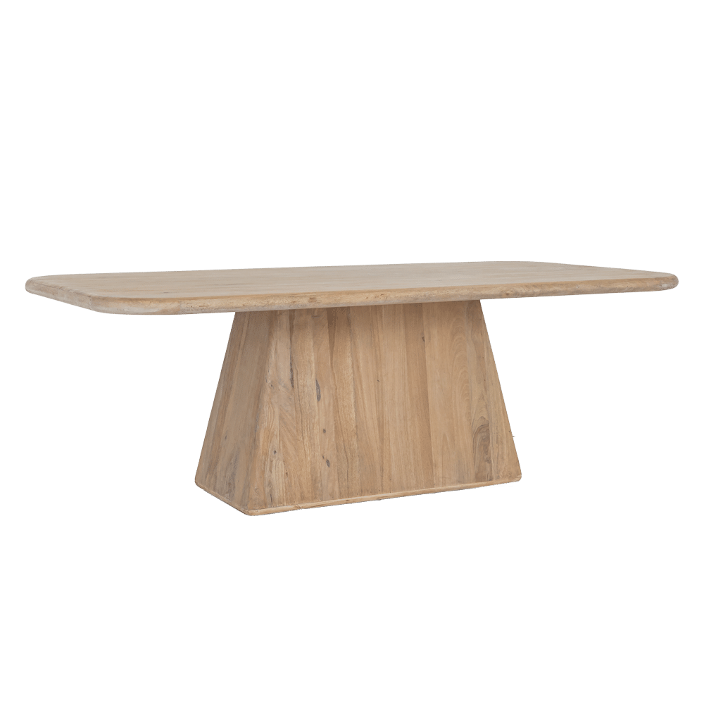 Tower Living eettafel Asti rechthoek 220x100x76 cm mangohout naturel