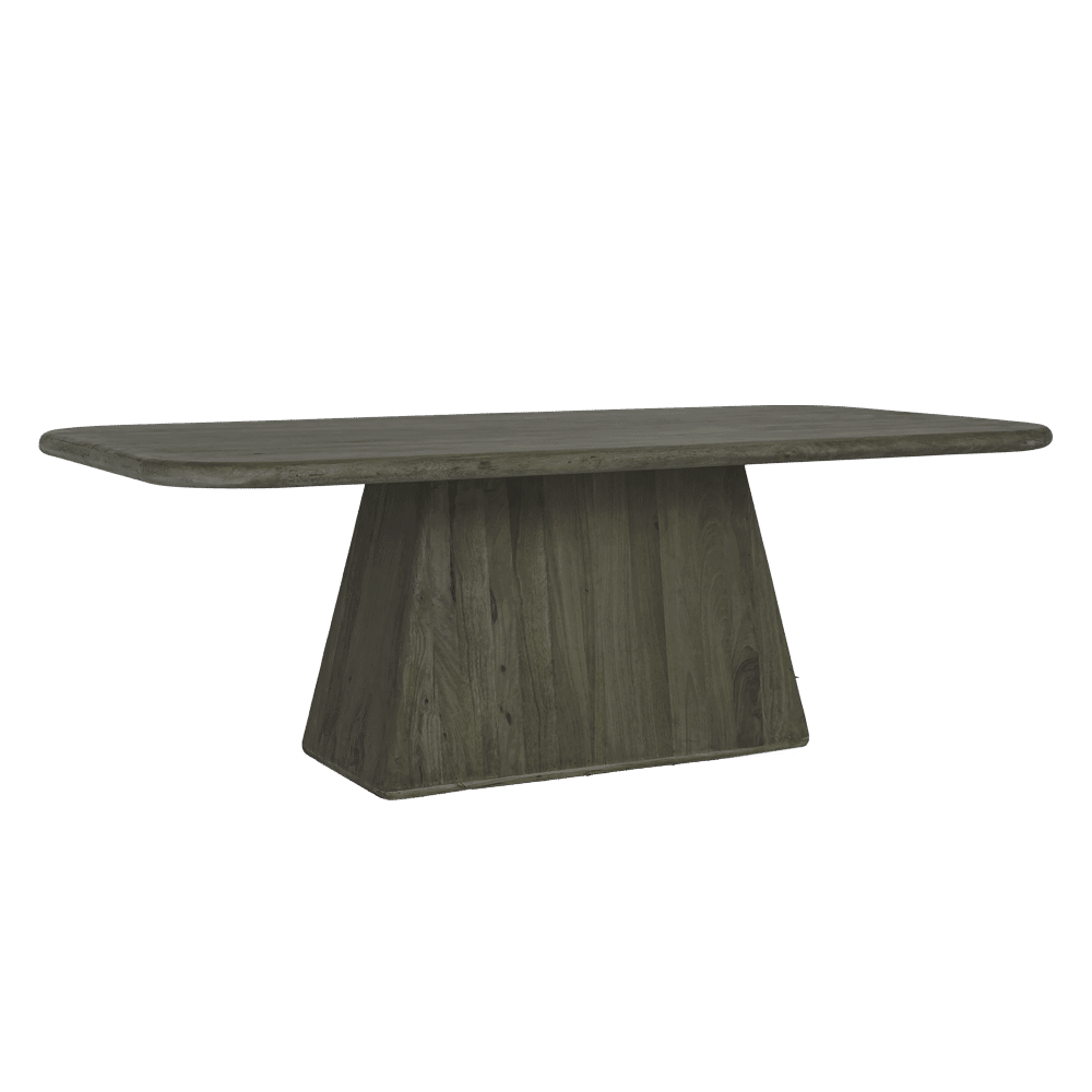 Tower Living eettafel Asti rechthoek 220x100x76 cm mangohout olijfbruin