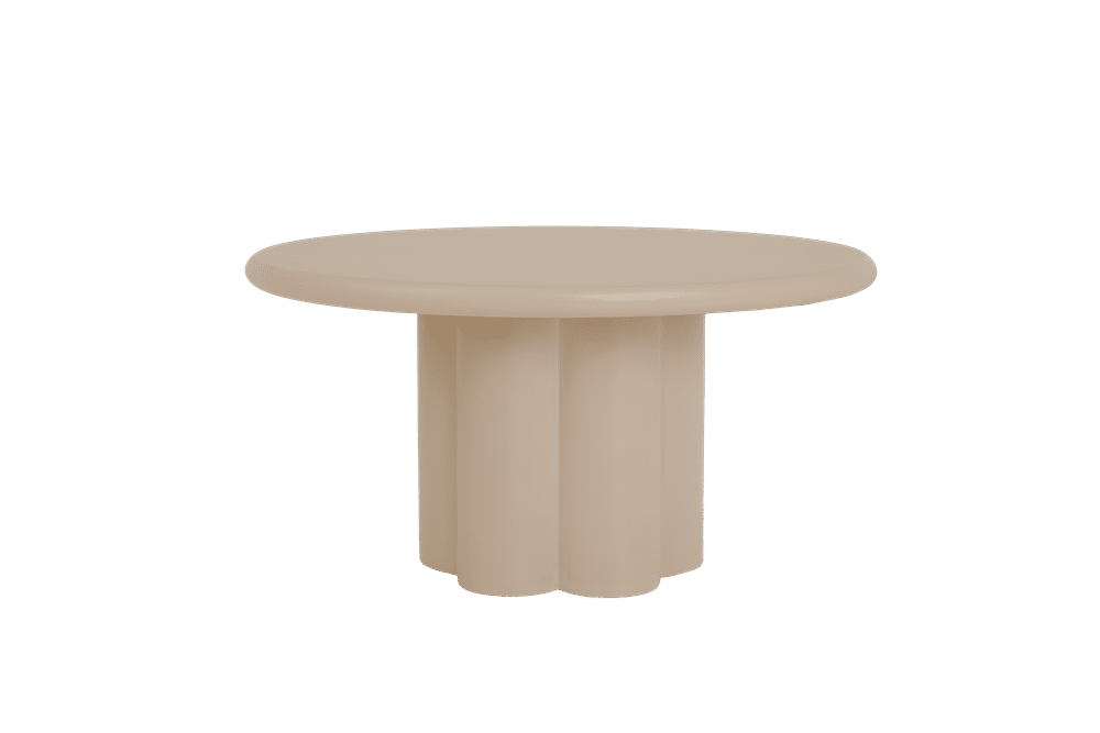 Tower Living eettafel Melzo 130 cm rond beige