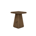 Tower Living salontafel Asti 40x40x55 cm vierkant mangohout bruin
