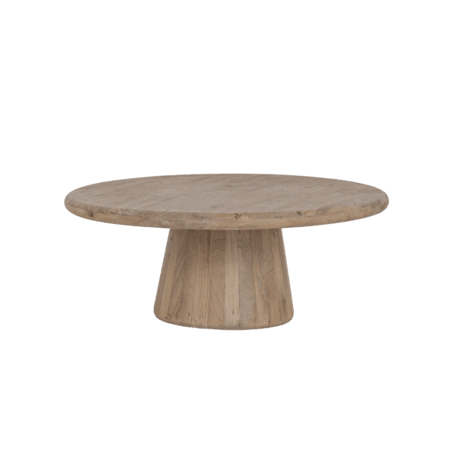 Tower Living salontafel Asti 90x90x38 cm rond mangohout naturel