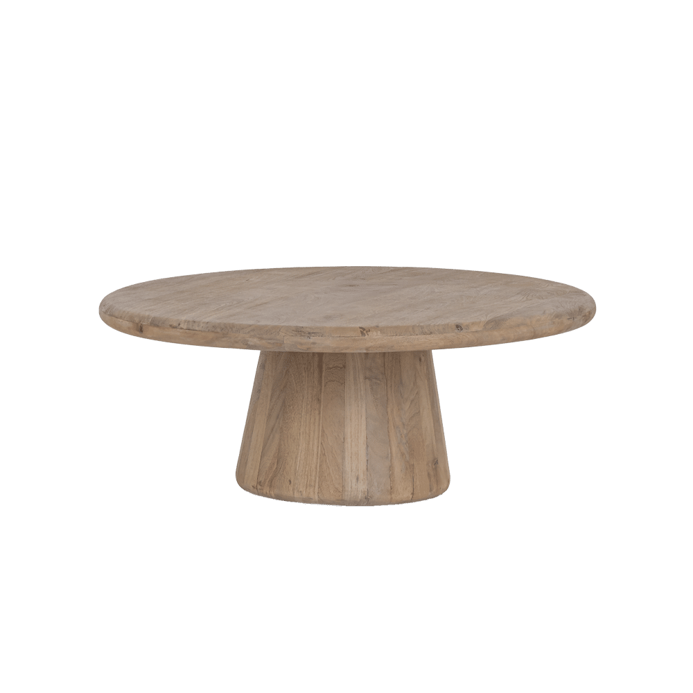 Tower Living salontafel Asti 90x90x38 cm rond mangohout naturel Tower Living salontafel Asti 90x90x38 cm rond mangohout naturel