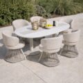 Richmond Interiors outdoor eetkamerstoel draaibaar Mason Beige