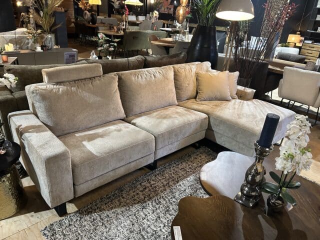 SHOWMODEL UrbanSofa loungebank Dylan met recliner