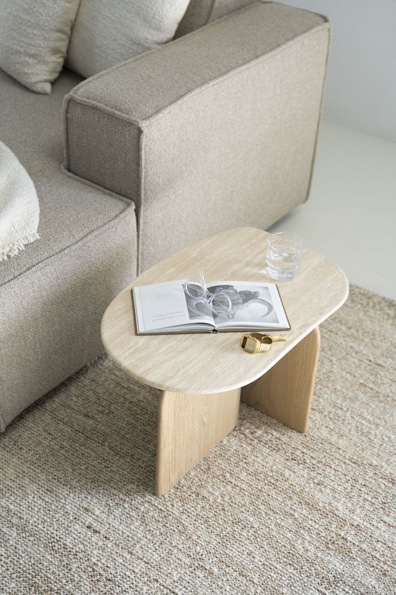 Eleonora bijzettafel Lova 60x38x40 cm eiken Eleonora bijzettafel Lova 60x38x40 cm eiken