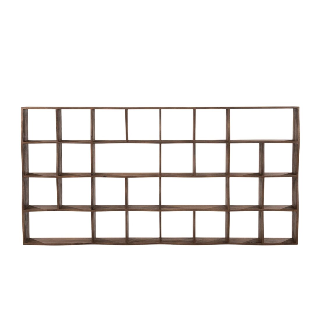 Eleonora boekenkast Ozzy 120x30x240 cm mangohout