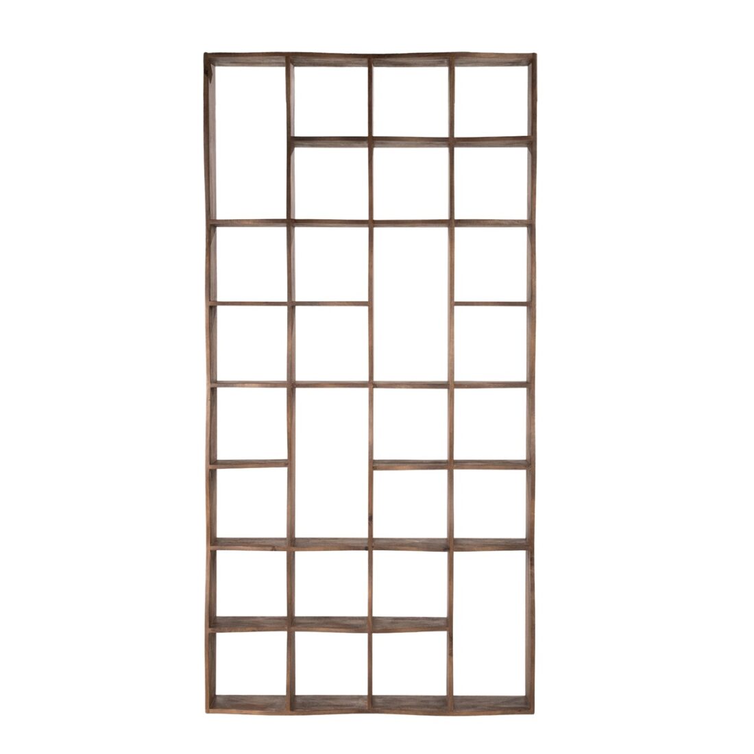 Eleonora boekenkast Ozzy 120x30x240 cm mangohout