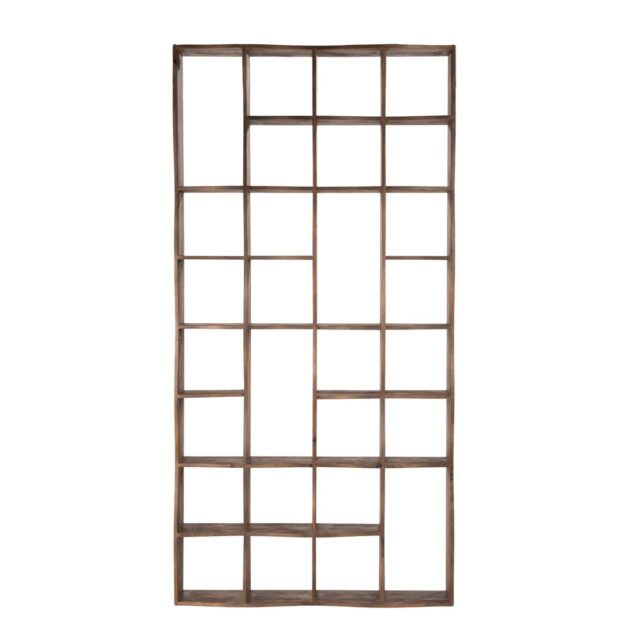 Eleonora boekenkast Ozzy 120x30x240 cm mangohout