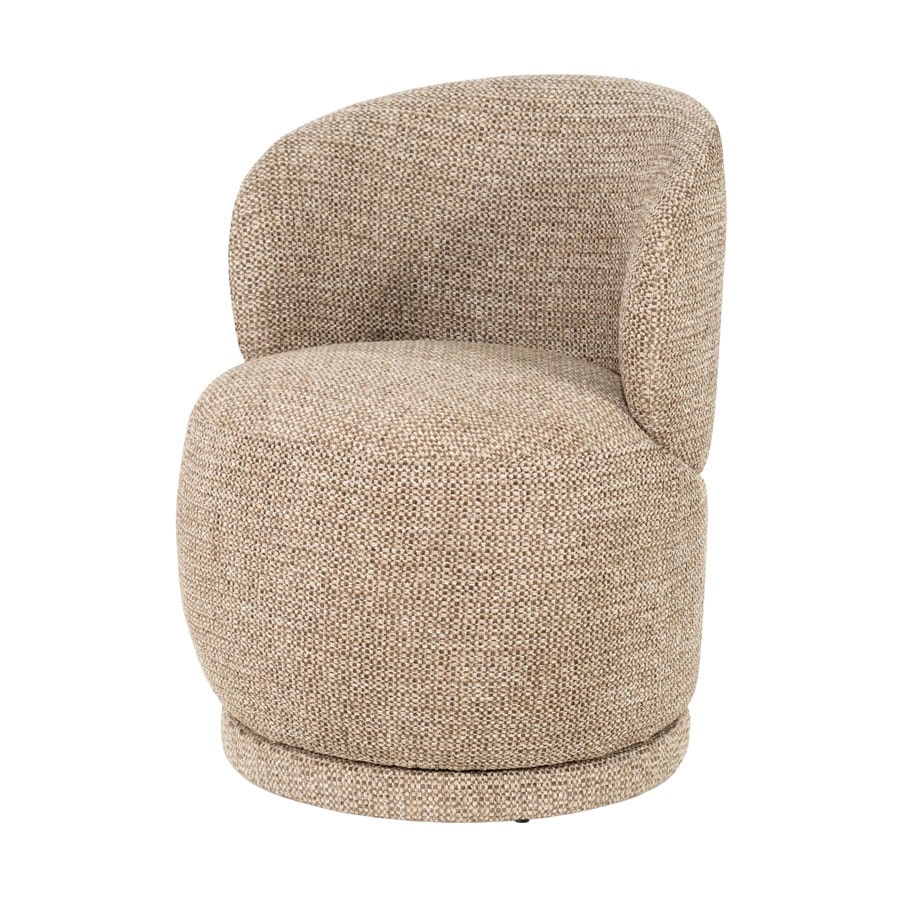 Eleonora eetkamerstoel Sulo draaibaar bruin