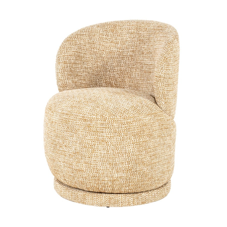 Eleonora eetkamerstoel Sulo draaibaar mosterd