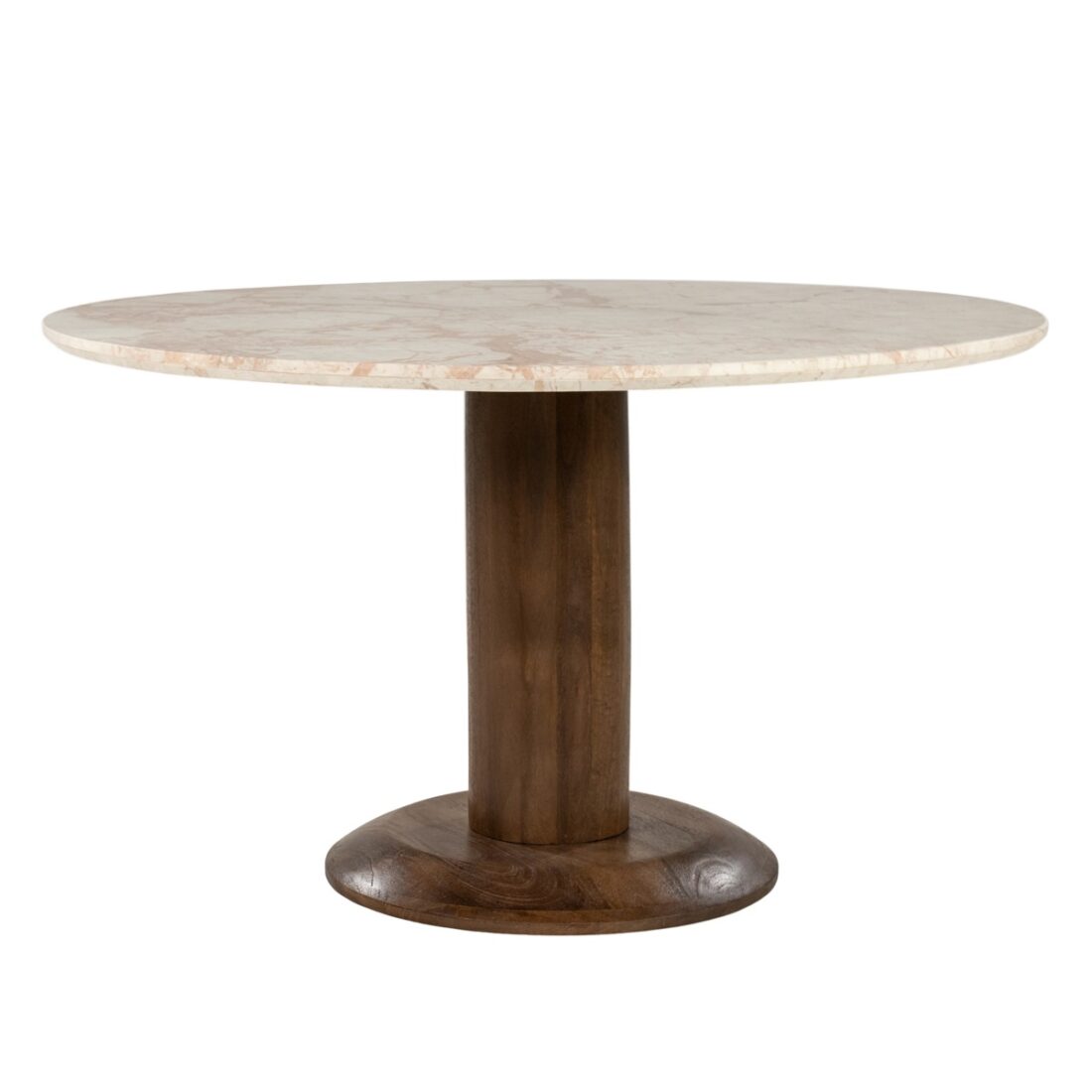 Eleonora eettafel Ted 130 cm rond marmer