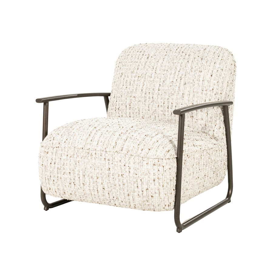 Eleonora fauteuil Norel met arm beige Eleonora fauteuil Norel met arm beige