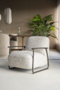 Eleonora fauteuil Norel met arm beige