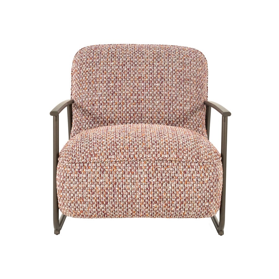 Eleonora fauteuil Norel met arm rood Eleonora fauteuil Norel met arm rood