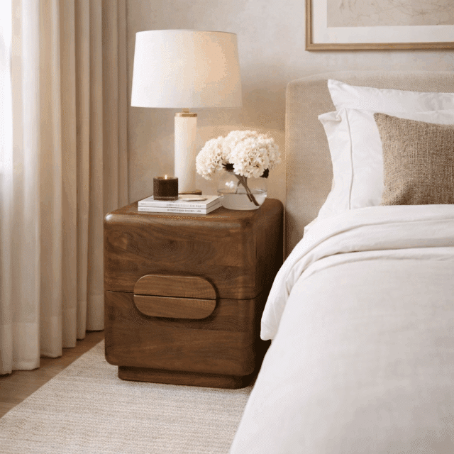 Eleonora ladekast Murphy 45x38x50 cm mangohout