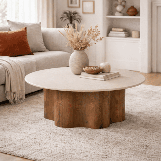 Eleonora salontafel Bodhi 80x80x35 cm marmer