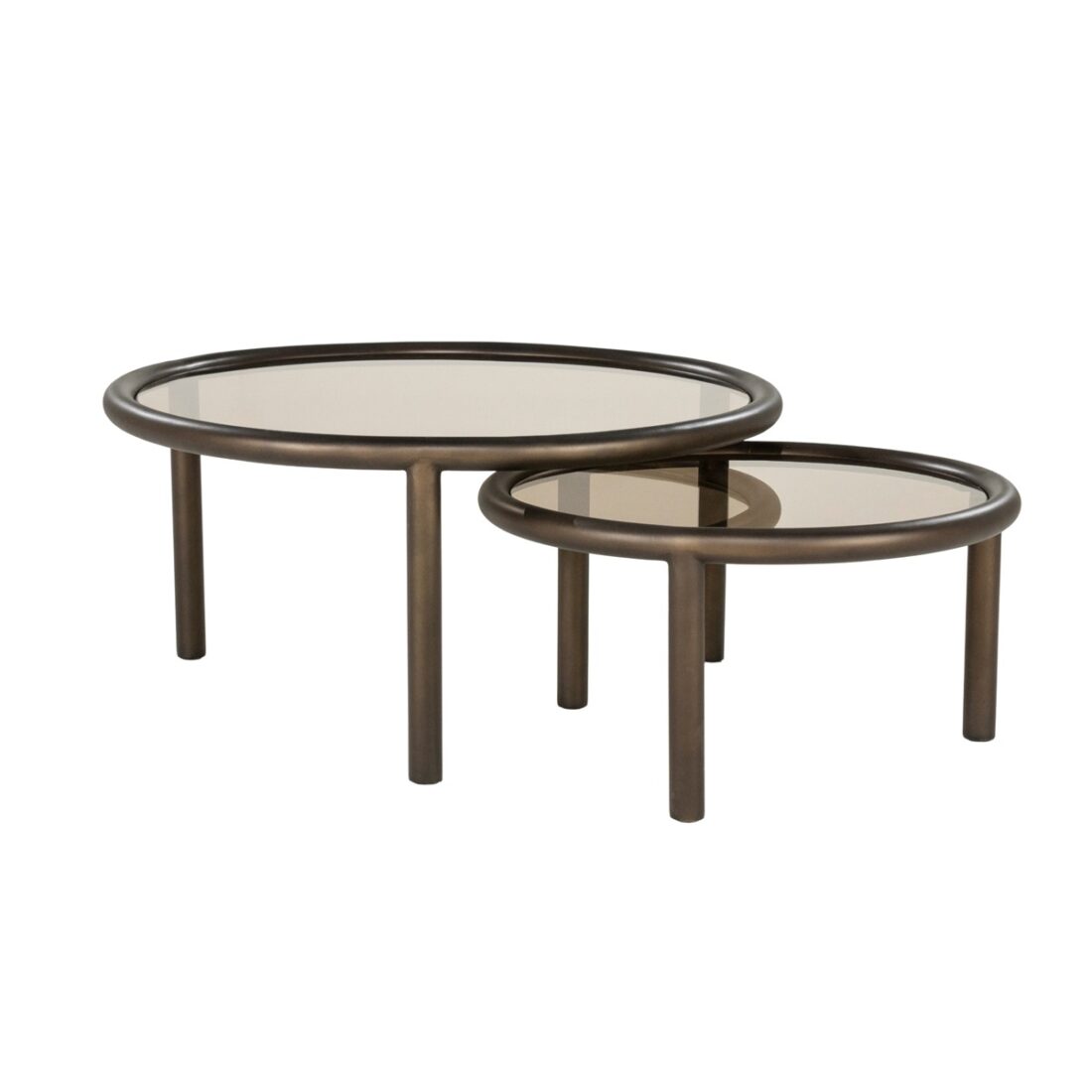 Eleonora salontafel Circo set van 2 glas