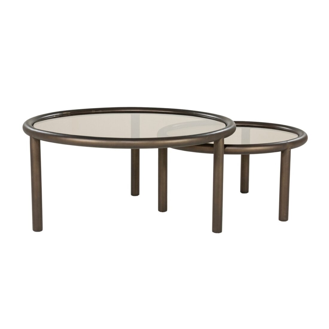 Eleonora salontafel Circo set van 2 glas