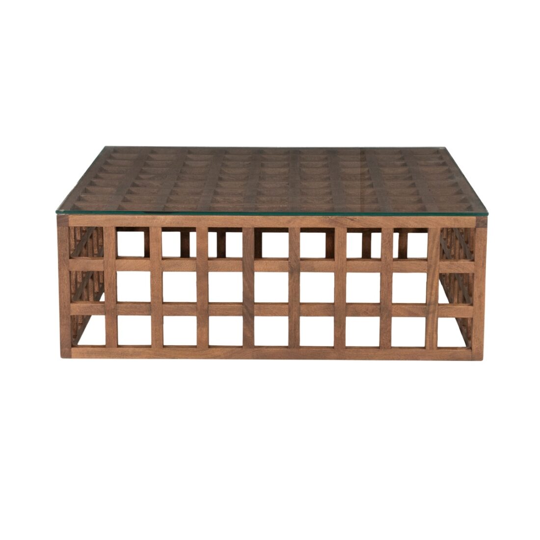 Eleonora salontafel Heras 90x90x32 cm glas