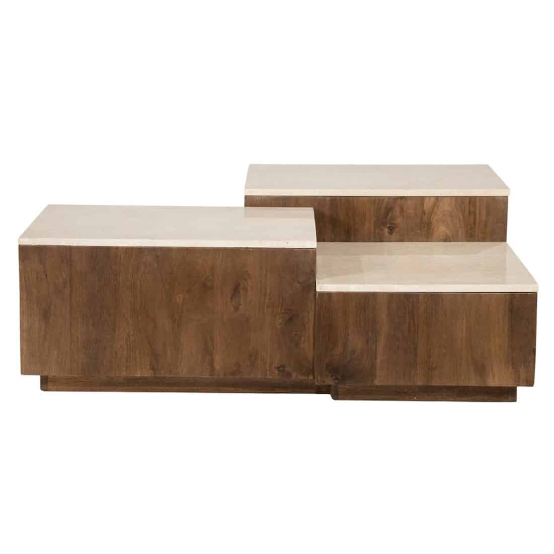 Eleonora salontafel Quido 105x89x37 cm marmer