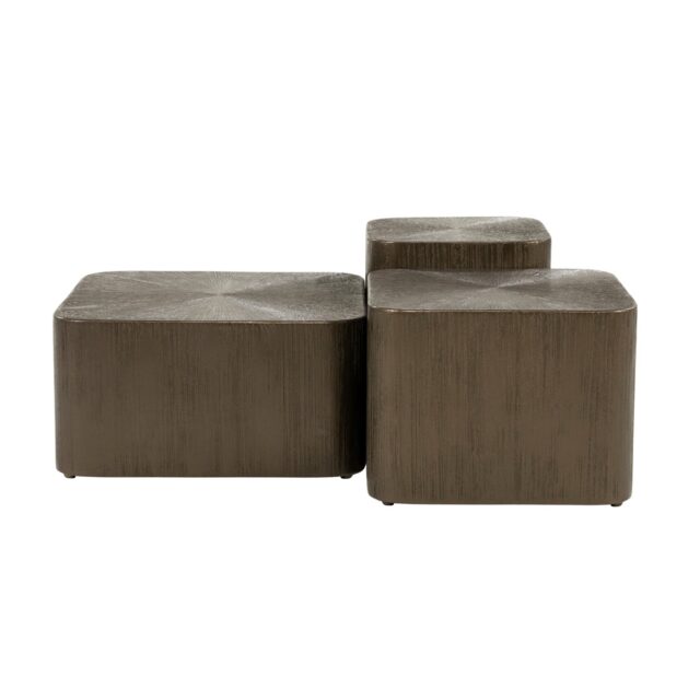 Eleonora salontafel Silva set van 3 hout