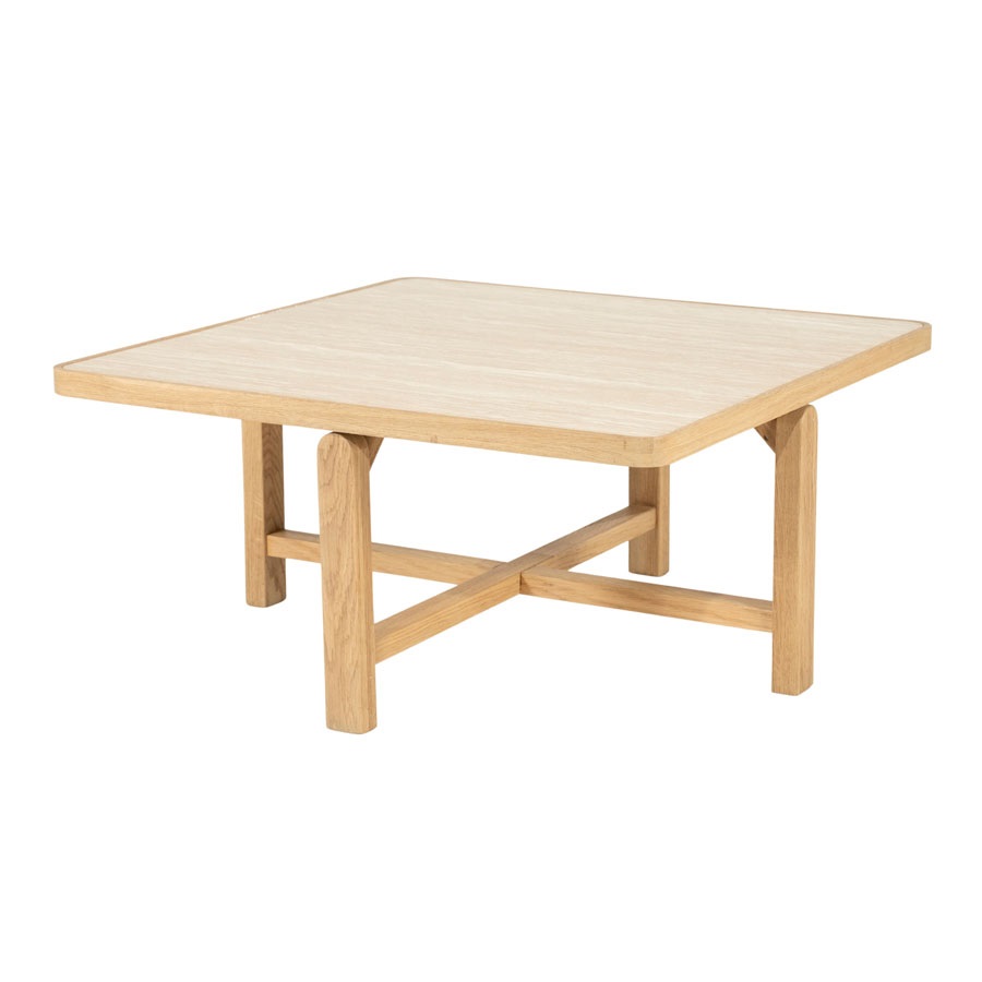 Eleonora salontafel Vidar 80x80x37 cm travertin