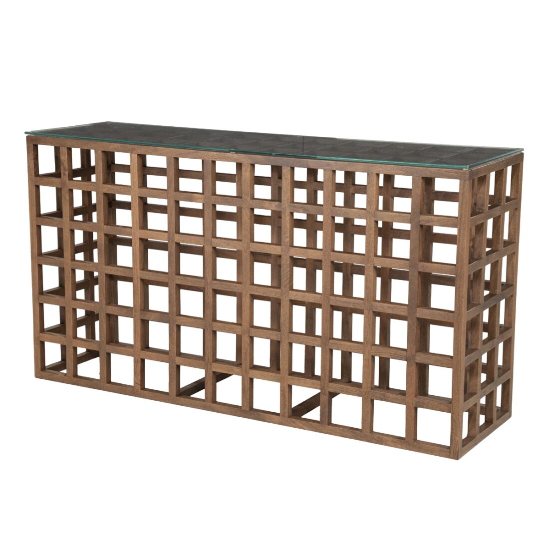 Eleonora sidetable Heras 140x40x76 cm glas