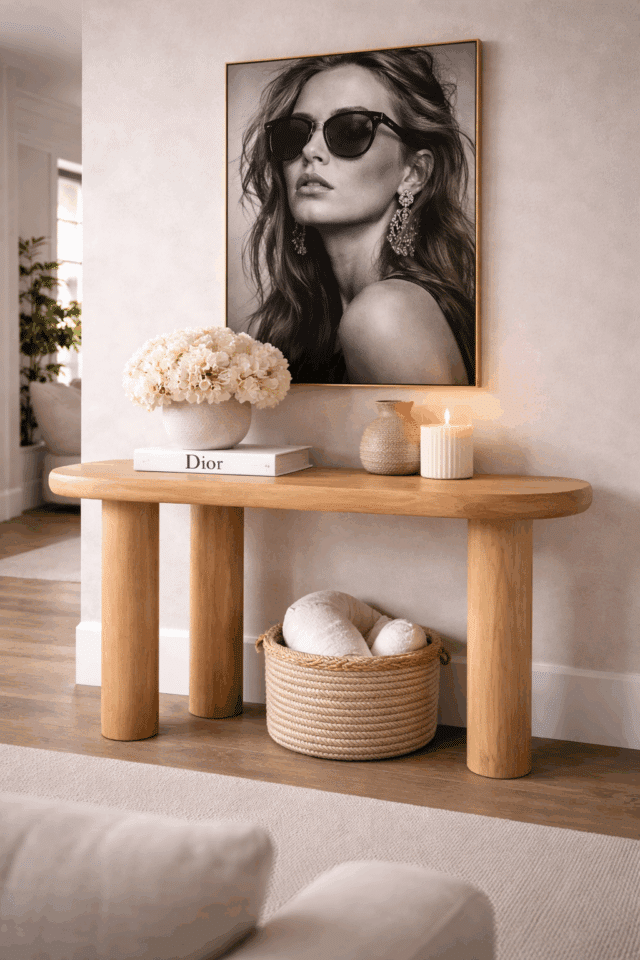 Eleonora sidetable Nigel 180x55x76 cm mangohout