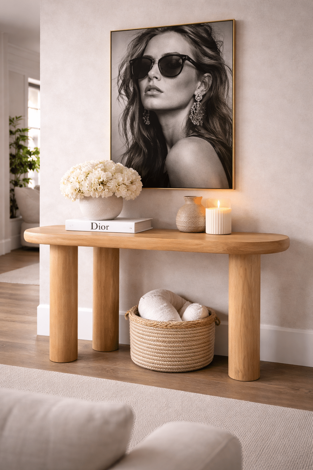 Eleonora sidetable Nigel 180x55x76 cm mangohout