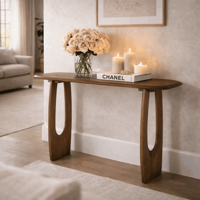 Eleonora sidetable Phoebe 150x40x80 cm mangohout