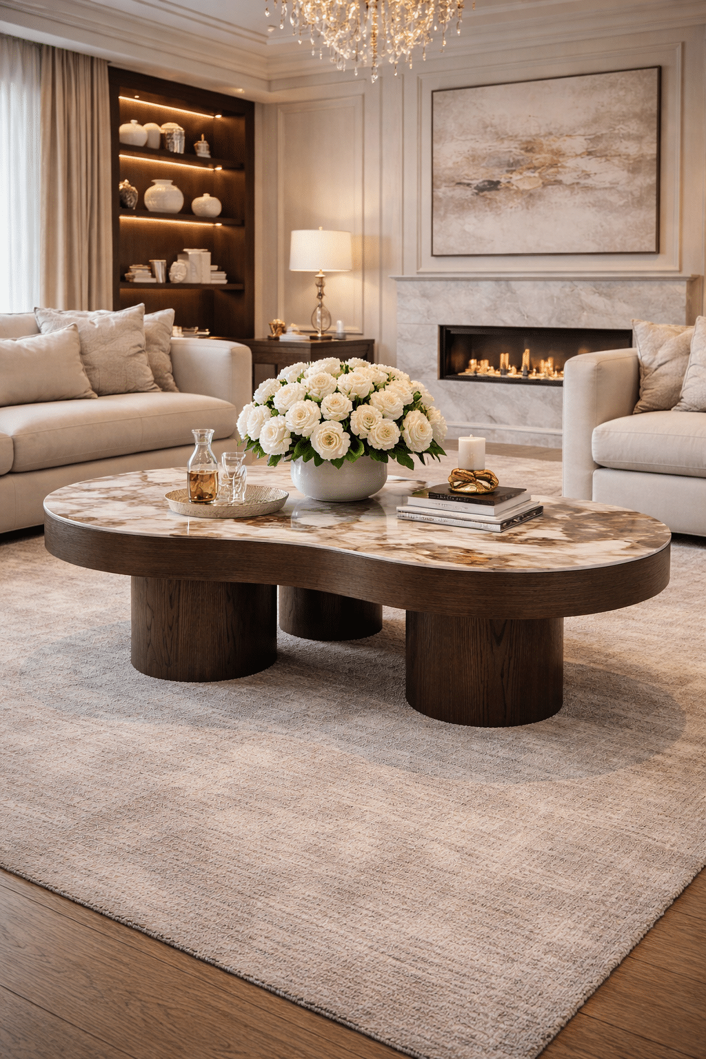 Richmond Interiors salontafel Langford 140x100x32 cm keramiek Richmond Interiors salontafel Langford 140x100x32 cm keramiek