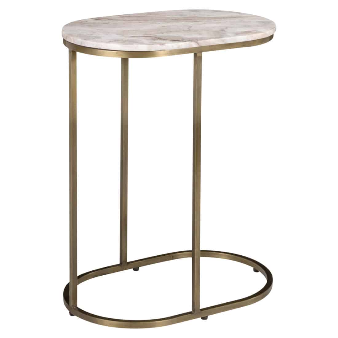 Richmond Interiors sofa tafel Bottega 55x35x65 cm marmer Richmond Interiors sofa tafel Bottega 55x35x65 cm marmer