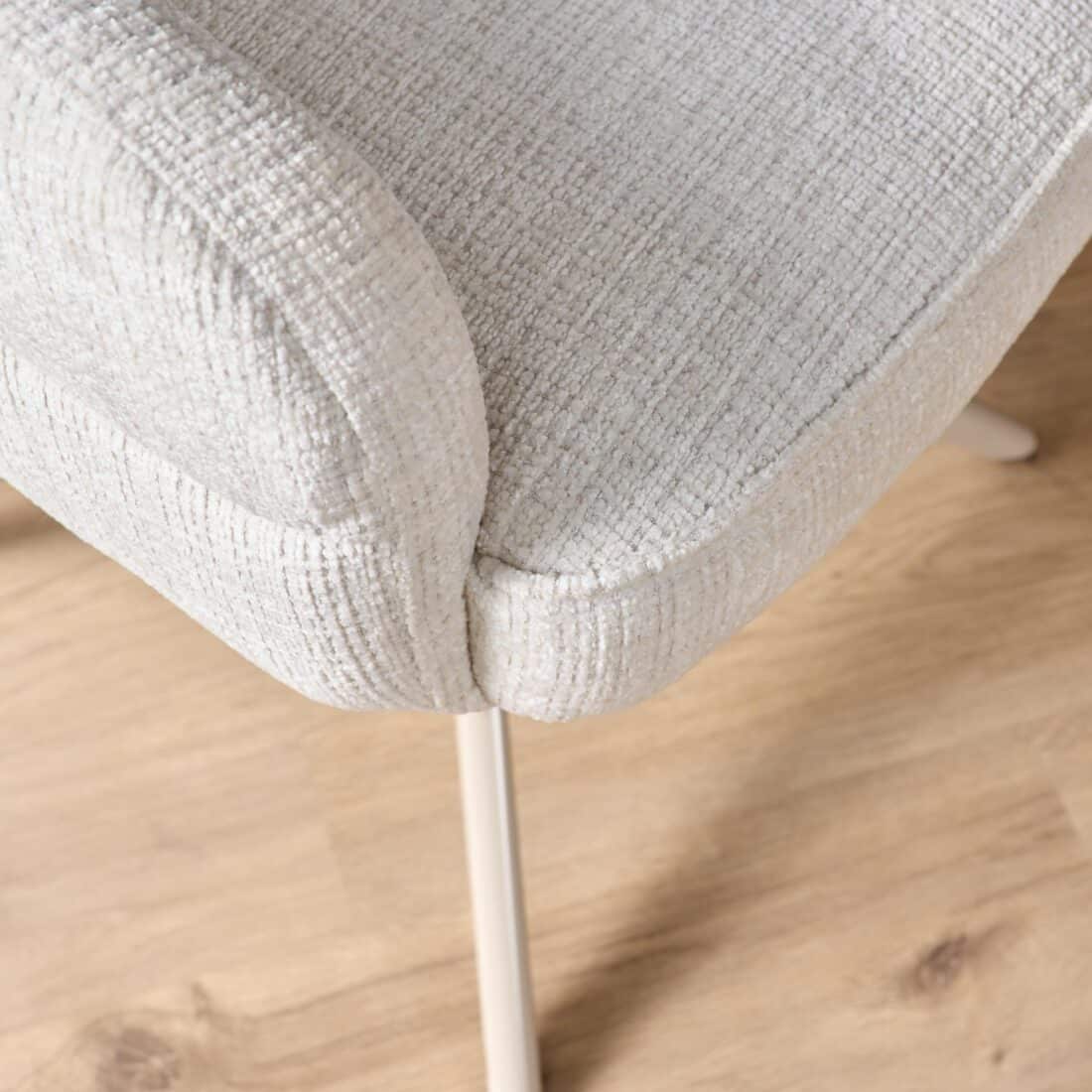 Starfurn Draaibare Eetkamerstoel Bella Off White Poot Zand