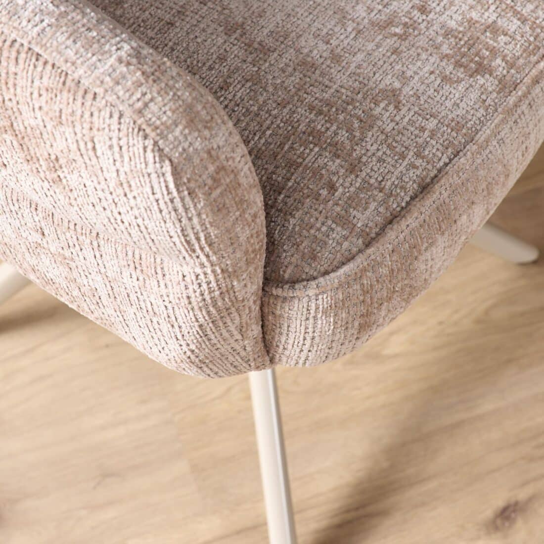 Starfurn Draaibare Eetkamerstoel Bella Beige Poot Zand