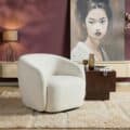 Starfurn Draaibare Fauteuil Yara Off White