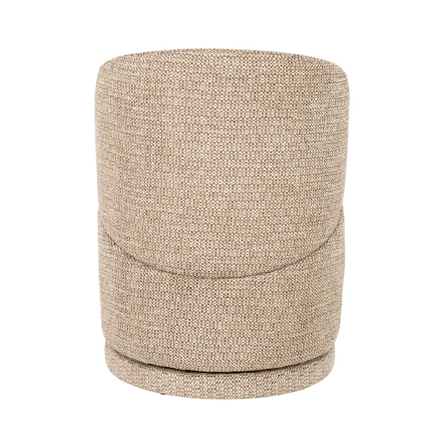 achterkant Eleonora eetkamerstoel Sulo draaibaar bruin