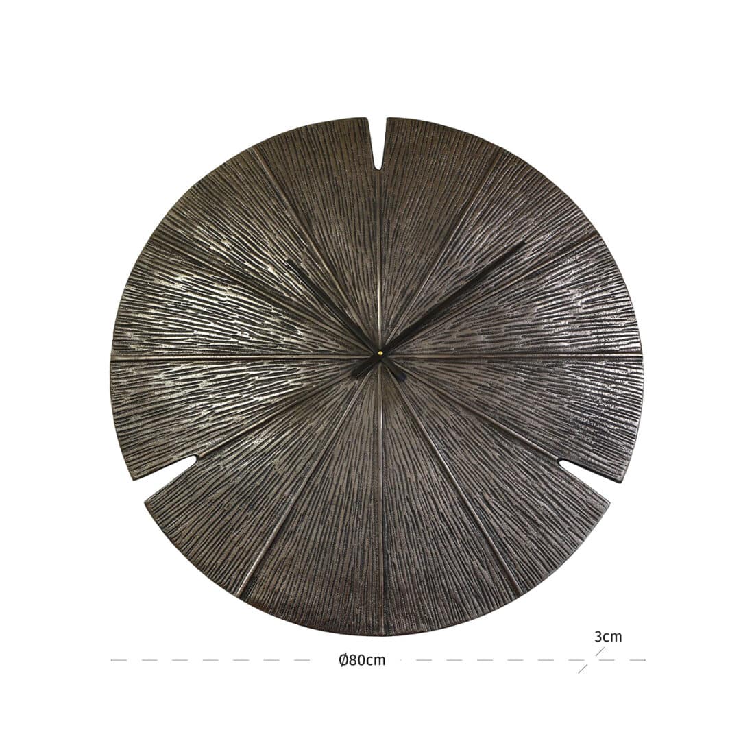 Richmond Interiors Klok 80 Cm Blaise Brons