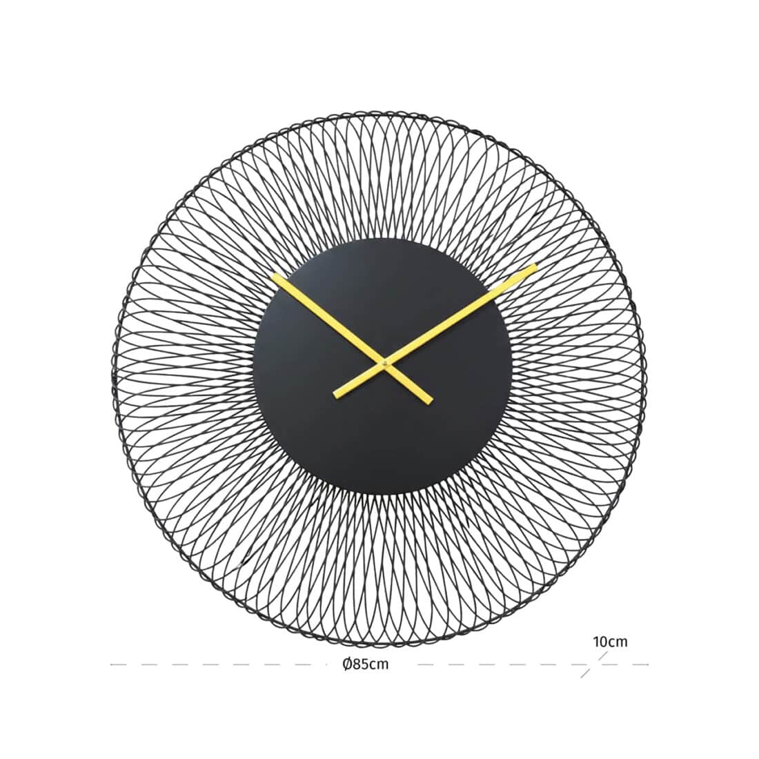 afmetingen Richmond Interiors klok Ø85 cm Blunt zwart afmetingen Richmond Interiors klok Ø85 cm Blunt zwart